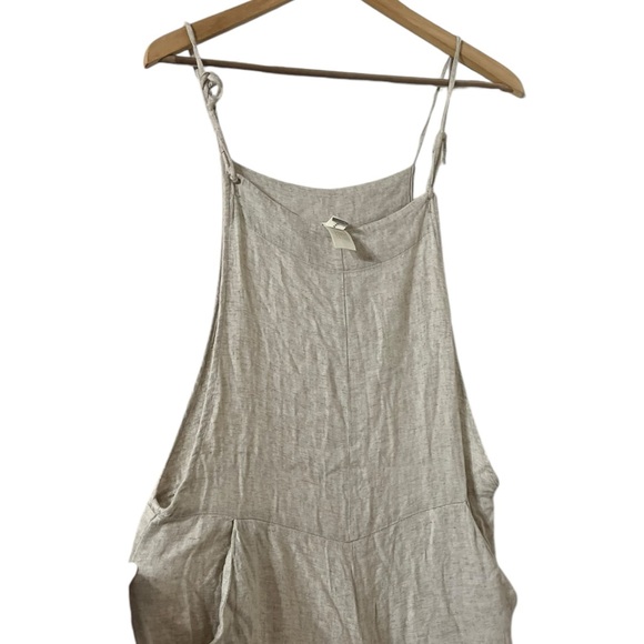 MALAI Linen Beige Jumpsuit - Picture 7 of 8